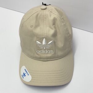Adidas Women's Relaxed Fit Khaki White Cap Adjustable Strapback Hat